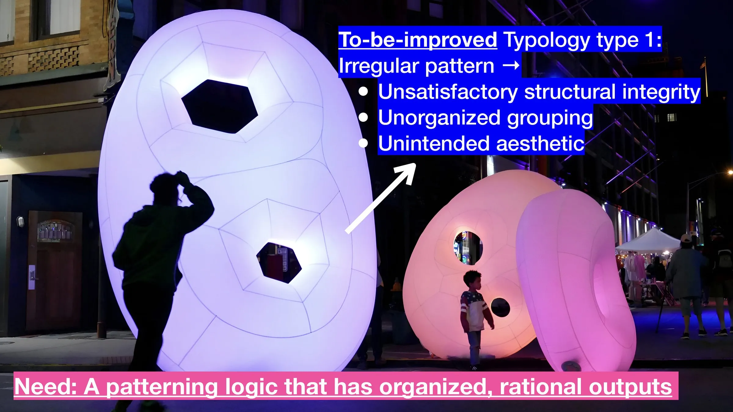 Inflatable Structure example 1: Cloud Lights by Pneuhaus